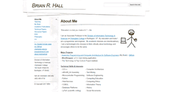 Desktop Screenshot of brianrhall.net