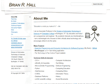 Tablet Screenshot of brianrhall.net